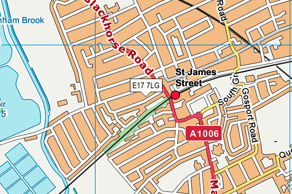 E17 7LG map - OS VectorMap District (Ordnance Survey) E17 7LG map - OS VectorMap District (Ordnance Survey)