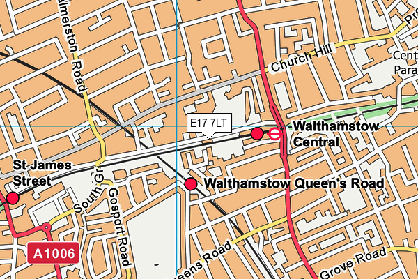 E17 7LT map - OS VectorMap District (Ordnance Survey) E17 7LT map - OS VectorMap District (Ordnance Survey)