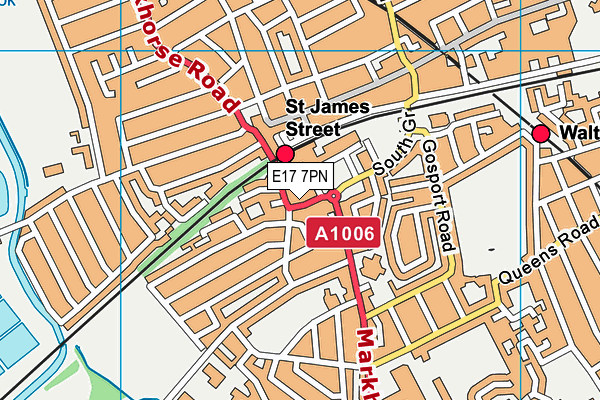 E17 7PN map - OS VectorMap District (Ordnance Survey) E17 7PN map - OS VectorMap District (Ordnance Survey)