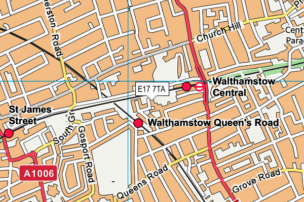 E17 7TA map - OS VectorMap District (Ordnance Survey) E17 7TA map - OS VectorMap District (Ordnance Survey)