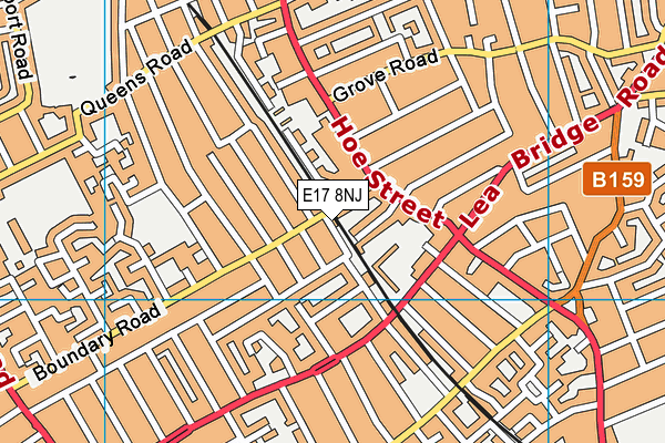 E17 8NJ map - OS VectorMap District (Ordnance Survey) E17 8NJ map - OS VectorMap District (Ordnance Survey)