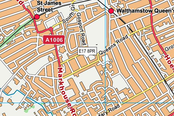 E17 8PR map - OS VectorMap District (Ordnance Survey) E17 8PR map - OS VectorMap District (Ordnance Survey)