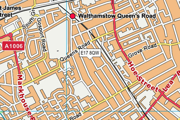 E17 8QW map - OS VectorMap District (Ordnance Survey) E17 8QW map - OS VectorMap District (Ordnance Survey)