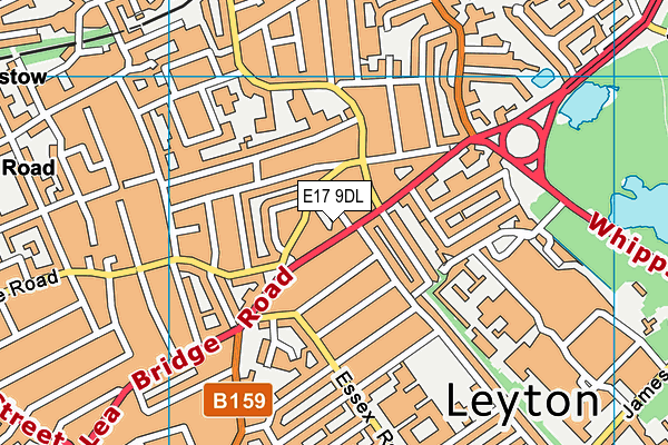 E17 9DL map - OS VectorMap District (Ordnance Survey) E17 9DL map - OS VectorMap District (Ordnance Survey)