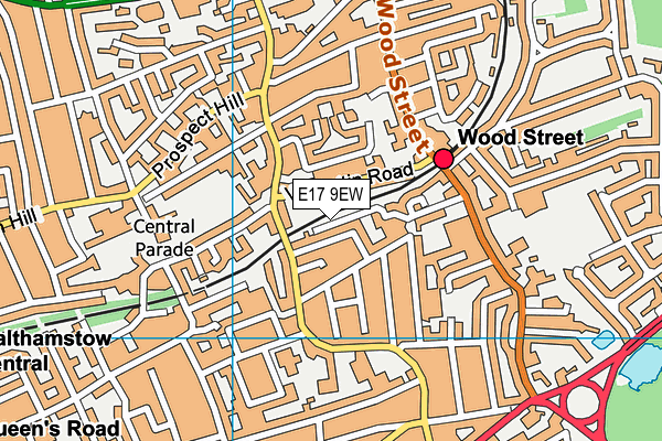 E17 9EW map - OS VectorMap District (Ordnance Survey) E17 9EW map - OS VectorMap District (Ordnance Survey)