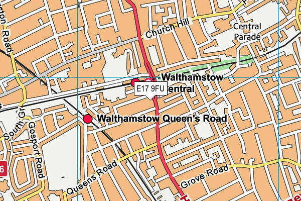 E17 9FU map - OS VectorMap District (Ordnance Survey) E17 9FU map - OS VectorMap District (Ordnance Survey)