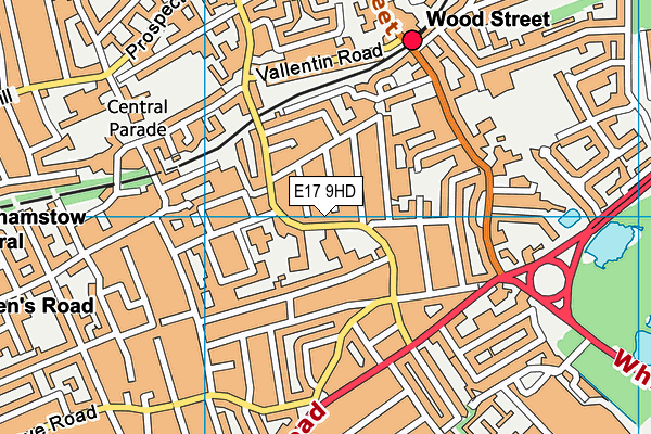 E17 9HD map - OS VectorMap District (Ordnance Survey) E17 9HD map - OS VectorMap District (Ordnance Survey)