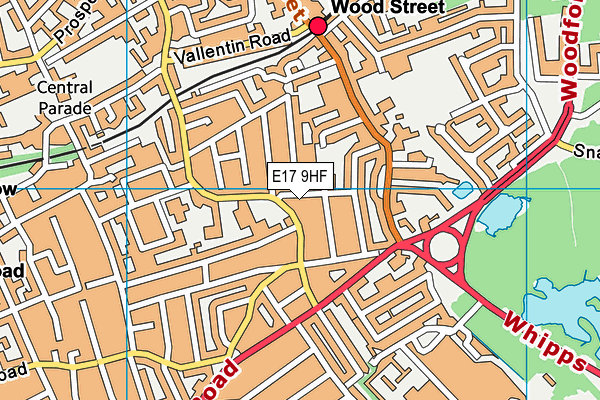 E17 9HF map - OS VectorMap District (Ordnance Survey) E17 9HF map - OS VectorMap District (Ordnance Survey)
