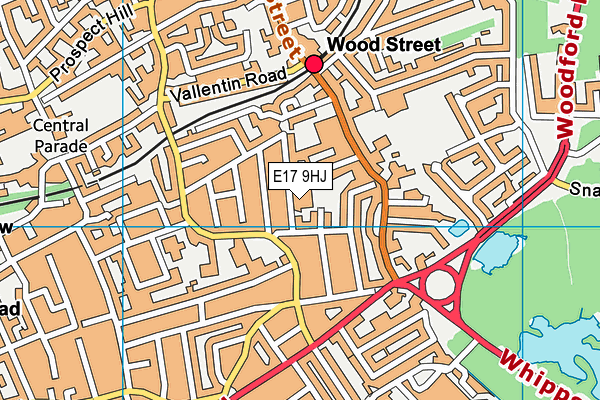 E17 9HJ map - OS VectorMap District (Ordnance Survey) E17 9HJ map - OS VectorMap District (Ordnance Survey)