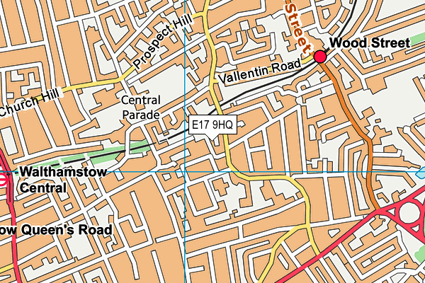 E17 9HQ map - OS VectorMap District (Ordnance Survey) E17 9HQ map - OS VectorMap District (Ordnance Survey)