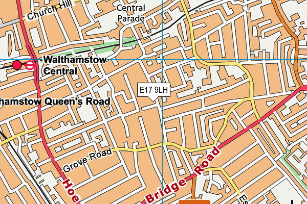 E17 9LH map - OS VectorMap District (Ordnance Survey) E17 9LH map - OS VectorMap District (Ordnance Survey)