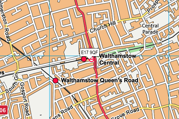 E17 9QF map - OS VectorMap District (Ordnance Survey) E17 9QF map - OS VectorMap District (Ordnance Survey)
