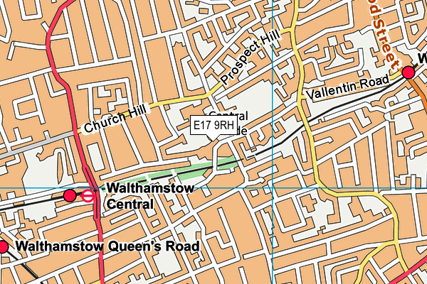 E17 9RH map - OS VectorMap District (Ordnance Survey) E17 9RH map - OS VectorMap District (Ordnance Survey)