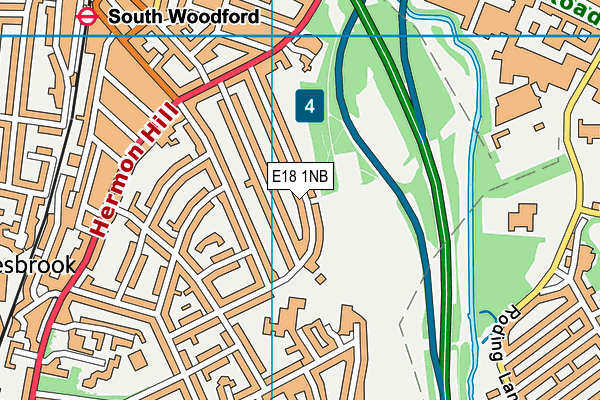 E18 1NB map - OS VectorMap District (Ordnance Survey) E18 1NB map - OS VectorMap District (Ordnance Survey)