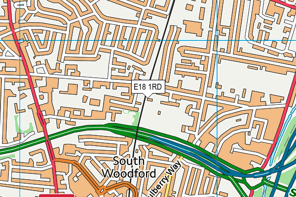 E18 1RD map - OS VectorMap District (Ordnance Survey) E18 1RD map - OS VectorMap District (Ordnance Survey)