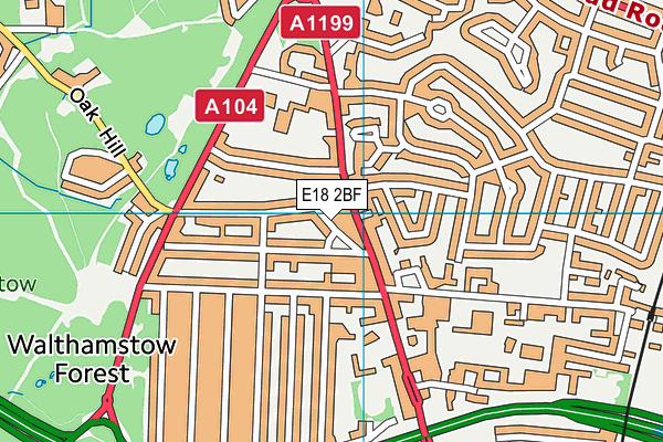 E18 2BF map - OS VectorMap District (Ordnance Survey) E18 2BF map - OS VectorMap District (Ordnance Survey)