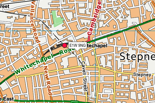 E1W 9NG map - OS VectorMap District (Ordnance Survey) E1W 9NG map - OS VectorMap District (Ordnance Survey)