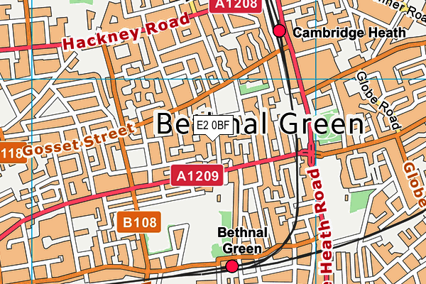 E2 0BF map - OS VectorMap District (Ordnance Survey) E2 0BF map - OS VectorMap District (Ordnance Survey)