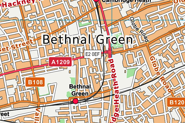 E2 0EF map - OS VectorMap District (Ordnance Survey) E2 0EF map - OS VectorMap District (Ordnance Survey)
