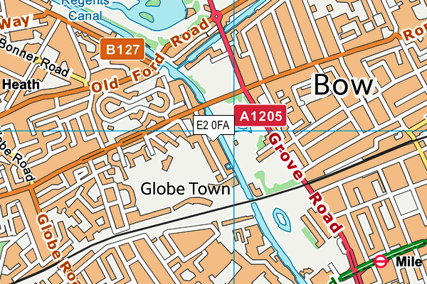 E2 0FA map - OS VectorMap District (Ordnance Survey) E2 0FA map - OS VectorMap District (Ordnance Survey)