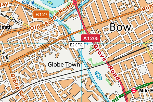 E2 0FQ map - OS VectorMap District (Ordnance Survey) E2 0FQ map - OS VectorMap District (Ordnance Survey)