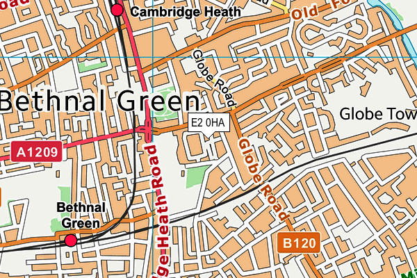 E2 0HA map - OS VectorMap District (Ordnance Survey) E2 0HA map - OS VectorMap District (Ordnance Survey)