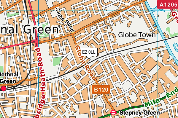 E2 0LL map - OS VectorMap District (Ordnance Survey) E2 0LL map - OS VectorMap District (Ordnance Survey)