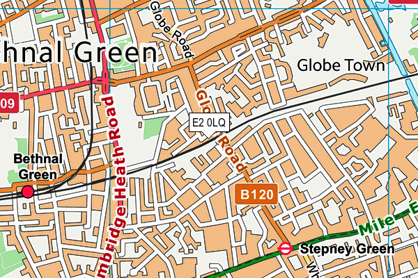 E2 0LQ map - OS VectorMap District (Ordnance Survey) E2 0LQ map - OS VectorMap District (Ordnance Survey)