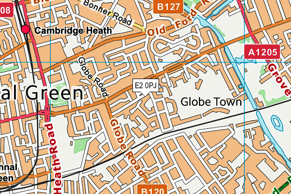 E2 0PJ map - OS VectorMap District (Ordnance Survey) E2 0PJ map - OS VectorMap District (Ordnance Survey)