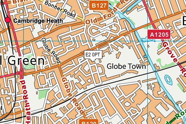 E2 0PT map - OS VectorMap District (Ordnance Survey) E2 0PT map - OS VectorMap District (Ordnance Survey)