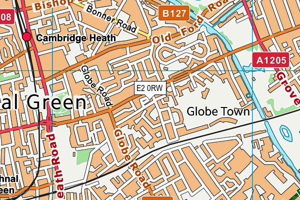 E2 0RW map - OS VectorMap District (Ordnance Survey) E2 0RW map - OS VectorMap District (Ordnance Survey)