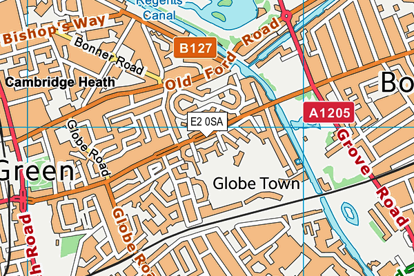 E2 0SA map - OS VectorMap District (Ordnance Survey) E2 0SA map - OS VectorMap District (Ordnance Survey)