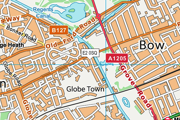 E2 0SQ map - OS VectorMap District (Ordnance Survey) E2 0SQ map - OS VectorMap District (Ordnance Survey)