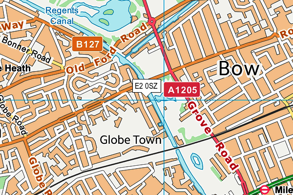 E2 0SZ map - OS VectorMap District (Ordnance Survey) E2 0SZ map - OS VectorMap District (Ordnance Survey)