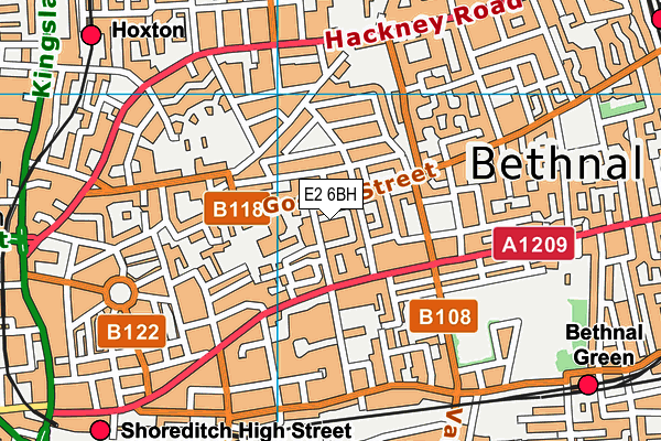 E2 6BH map - OS VectorMap District (Ordnance Survey) E2 6BH map - OS VectorMap District (Ordnance Survey)