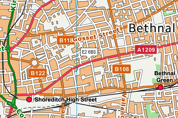E2 6BS map - OS VectorMap District (Ordnance Survey) E2 6BS map - OS VectorMap District (Ordnance Survey)