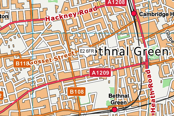 E2 6FR map - OS VectorMap District (Ordnance Survey) E2 6FR map - OS VectorMap District (Ordnance Survey)