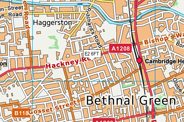 E2 6FT map - OS VectorMap District (Ordnance Survey) E2 6FT map - OS VectorMap District (Ordnance Survey)
