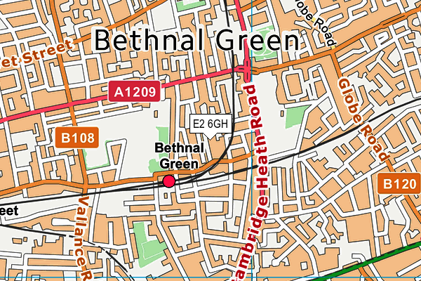 E2 6GH map - OS VectorMap District (Ordnance Survey) E2 6GH map - OS VectorMap District (Ordnance Survey)