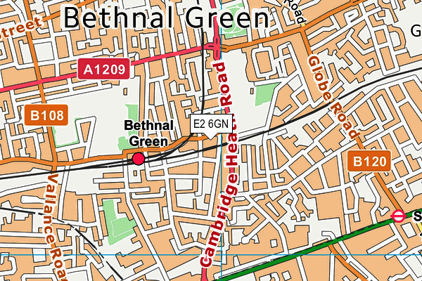 E2 6GN map - OS VectorMap District (Ordnance Survey) E2 6GN map - OS VectorMap District (Ordnance Survey)