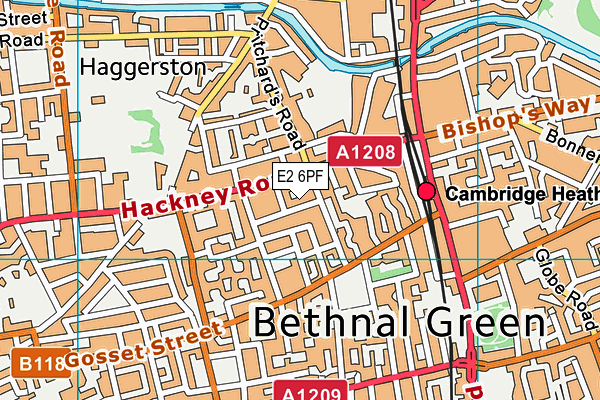 E2 6PF map - OS VectorMap District (Ordnance Survey) E2 6PF map - OS VectorMap District (Ordnance Survey)