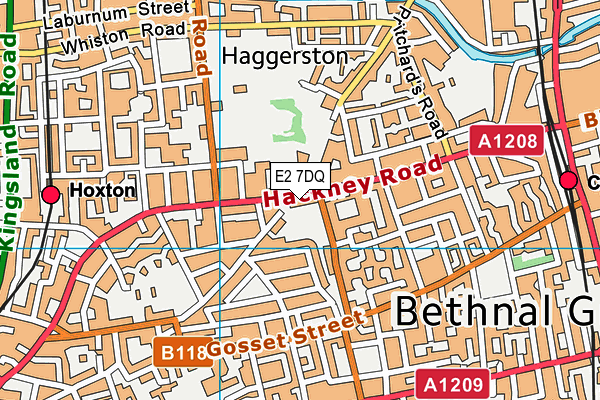 E2 7DQ map - OS VectorMap District (Ordnance Survey) E2 7DQ map - OS VectorMap District (Ordnance Survey)