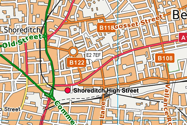 E2 7EF map - OS VectorMap District (Ordnance Survey) E2 7EF map - OS VectorMap District (Ordnance Survey)