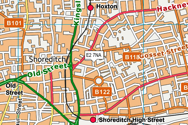 E2 7NA map - OS VectorMap District (Ordnance Survey) E2 7NA map - OS VectorMap District (Ordnance Survey)