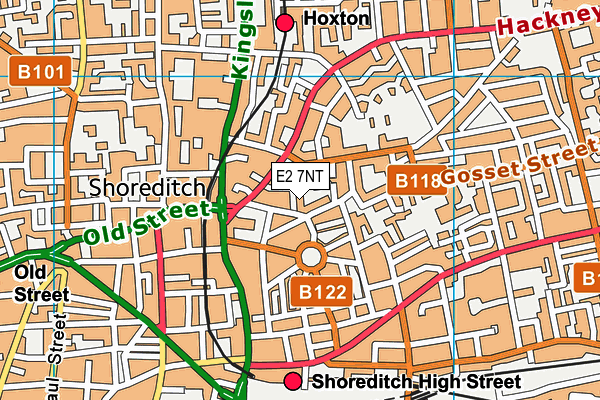 E2 7NT map - OS VectorMap District (Ordnance Survey) E2 7NT map - OS VectorMap District (Ordnance Survey)