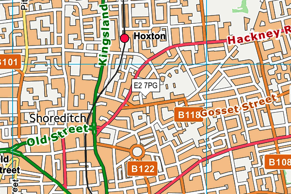 E2 7PG map - OS VectorMap District (Ordnance Survey) E2 7PG map - OS VectorMap District (Ordnance Survey)