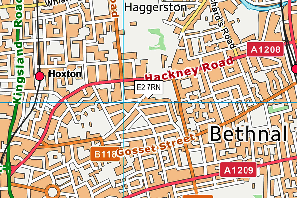 E2 7RN map - OS VectorMap District (Ordnance Survey) E2 7RN map - OS VectorMap District (Ordnance Survey)