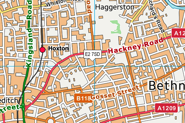 E2 7SD map - OS VectorMap District (Ordnance Survey) E2 7SD map - OS VectorMap District (Ordnance Survey)