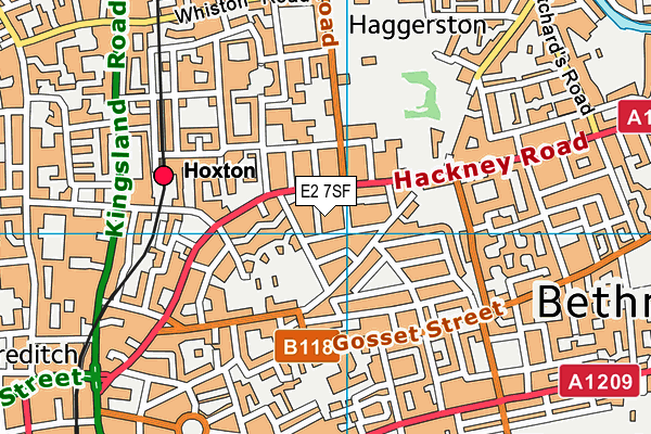 E2 7SF map - OS VectorMap District (Ordnance Survey) E2 7SF map - OS VectorMap District (Ordnance Survey)