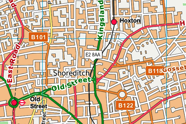 E2 8AA map - OS VectorMap District (Ordnance Survey) E2 8AA map - OS VectorMap District (Ordnance Survey)